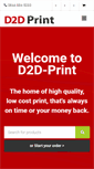 Mobile Screenshot of d2d-print.com